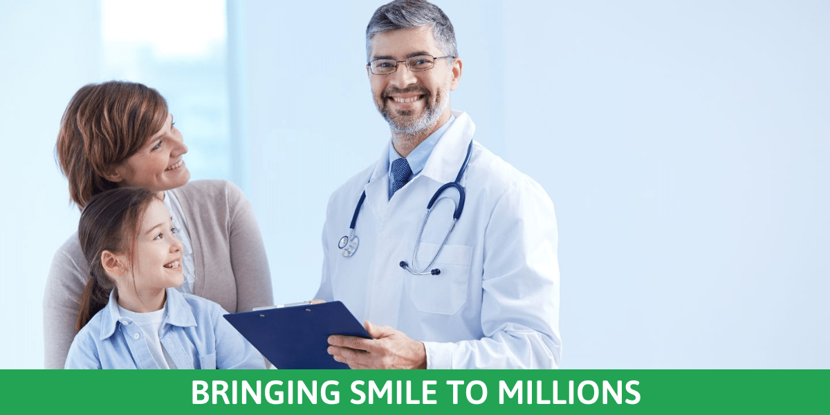 BRINGNING SMILE TO MILLIONS